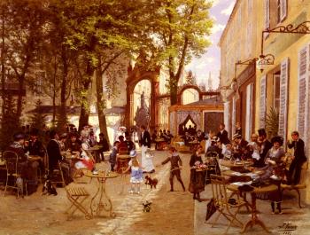 萊昂 約瑟夫 瓦蘭 La Terrasse Du cafe Du Glacier 萊昂 約瑟夫 瓦蘭 La Terrasse Du cafe Du Glacier